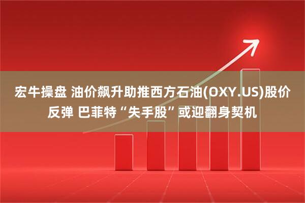 宏牛操盘 油价飙升助推西方石油(OXY.US)股价反弹 巴菲特“失手股”或迎翻身契机