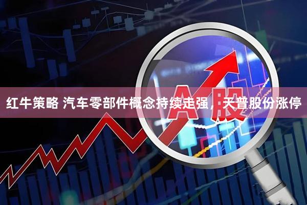 红牛策略 汽车零部件概念持续走强，天普股份涨停