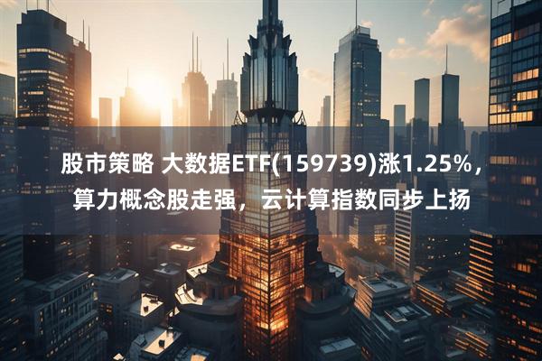 股市策略 大数据ETF(159739)涨1.25%,算力概念股走强,云计算指数同步上扬